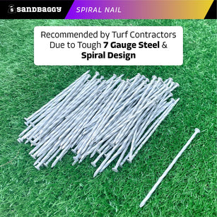 Steel Spiral Nails for Artificial Turf