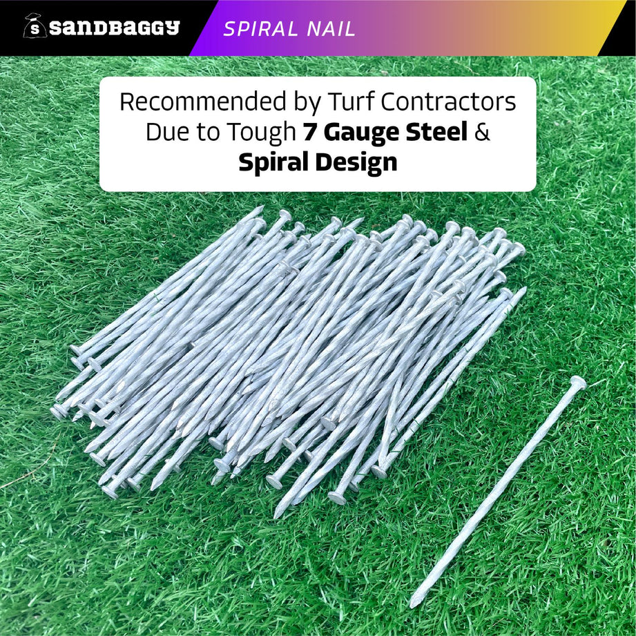 Pinnacle Mercantile 150-Pack Artificial Turf Stakes Galvanized Nails for  Fake Landscaping Grass Outdoor, Heavy-Duty, Anti Rust 5.5 inch Spikes,  1/8ââ‚¬Â Thick 5 lb Box : Amazon.in: Home & Kitchen