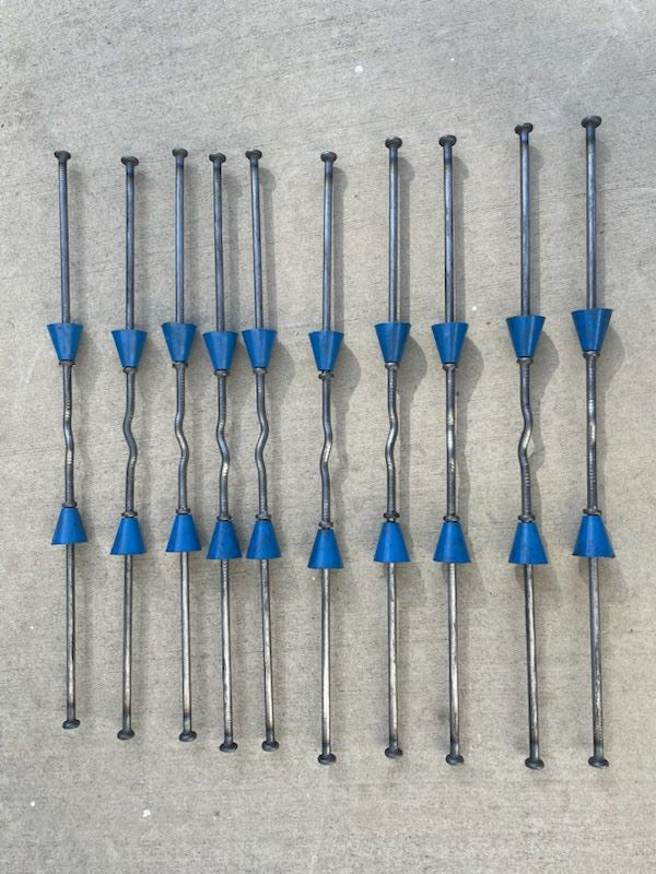 6" short end snap ties for concrete formwork