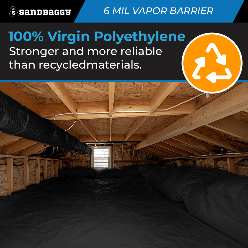 6 mil vapor barrier basement