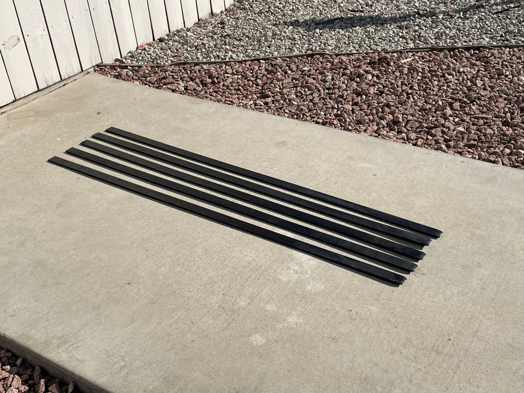 60" Flat Steel Stakes For Concrete Forms With Nail Holes