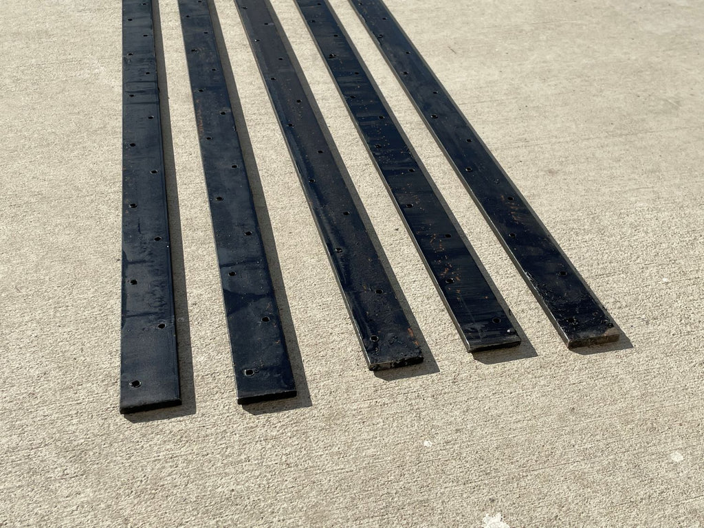 60" Flat Steel Stakes For Concrete Forms With Nail Holes