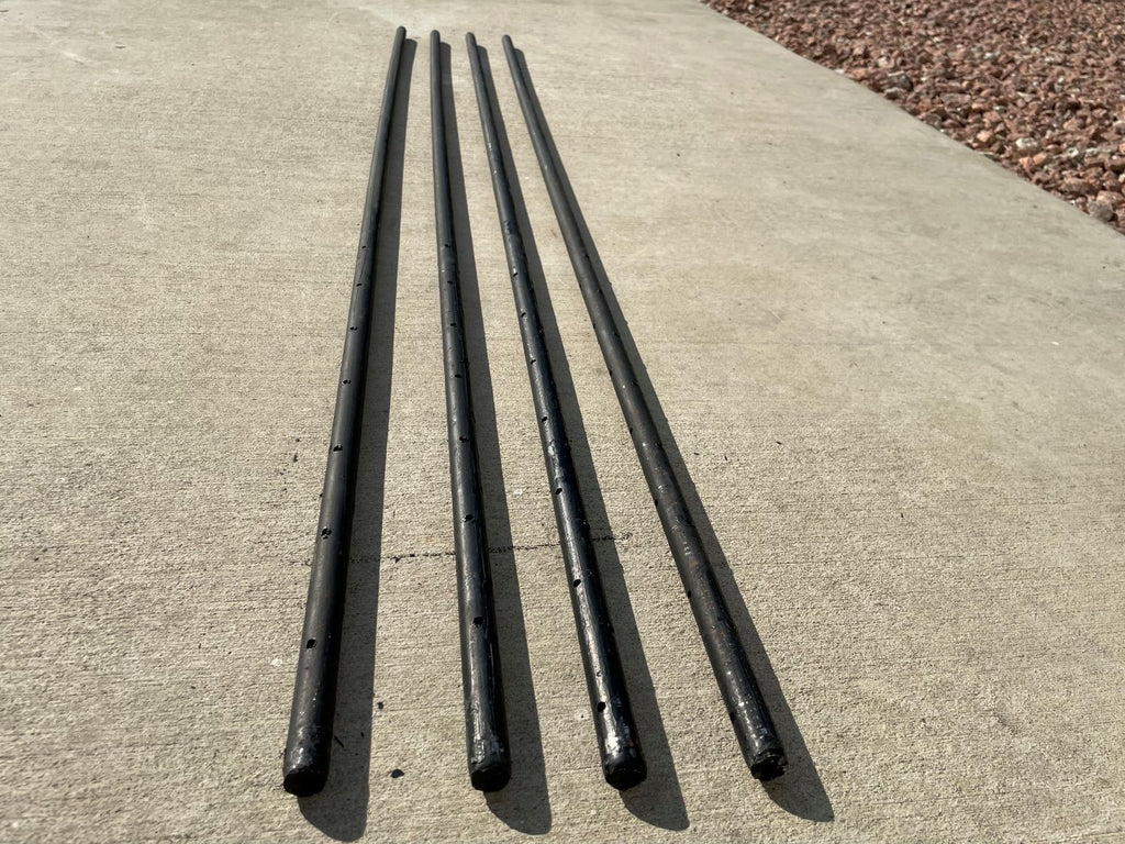 5 ft round concrete stakes