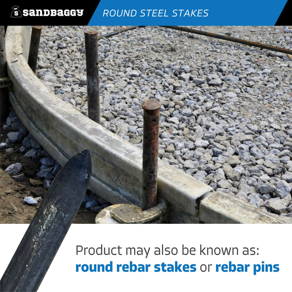 60 inch round rebar stakes - rebar pins