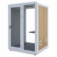 60"x60"x90" Office Phone Booth | 30dB Soundproof Privacy Pod for Work