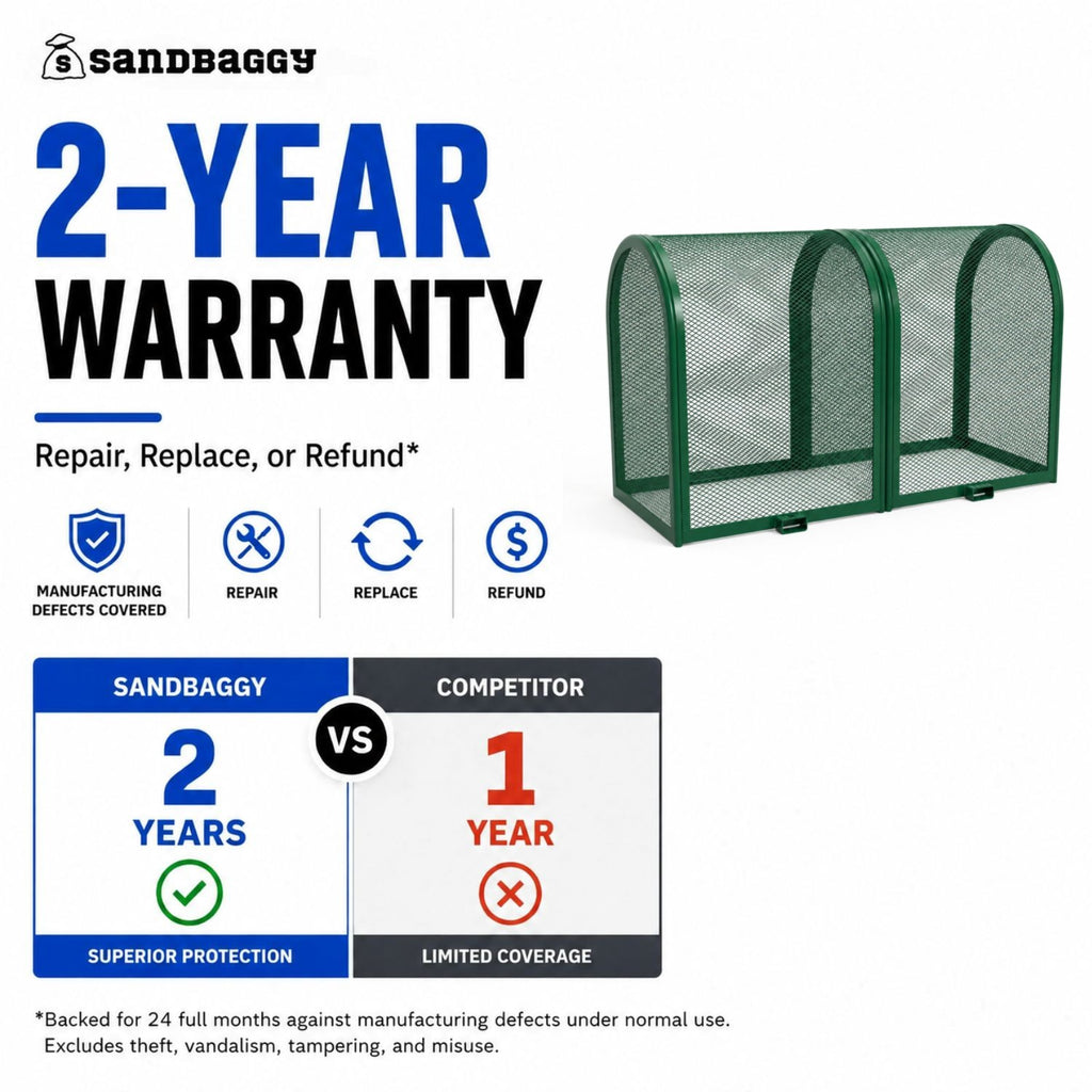 66x24x40 backflow cage - 2 year warranty