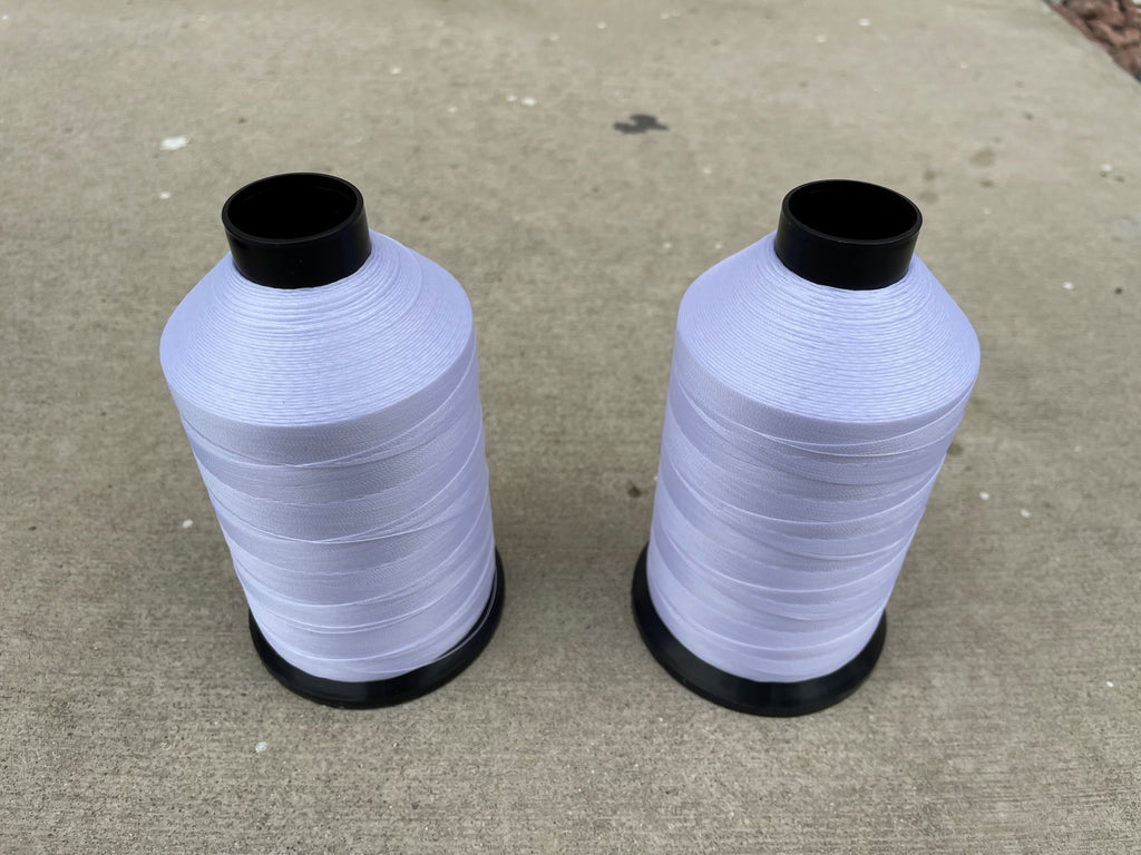 military grade white sewing thread