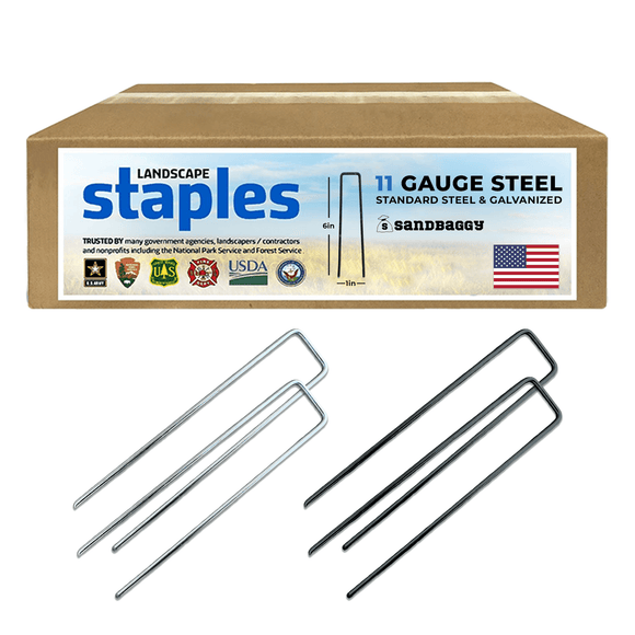 landscape staples 11 gauge steel made in USA
