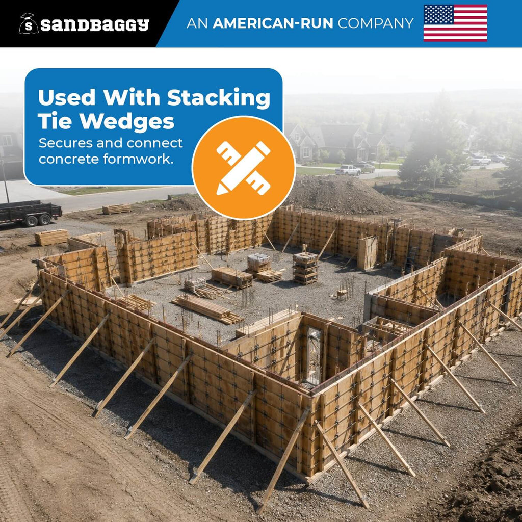 6 inch stacking ties