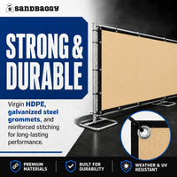 6ft x 50ft Beige Privacy Screen