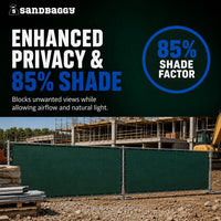 6ft x 50ft Green Privacy Screen