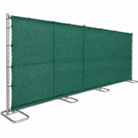 Chain Link Fence Privacy Screen - 6ft x 50ft UV Resistant HDPE (Green)