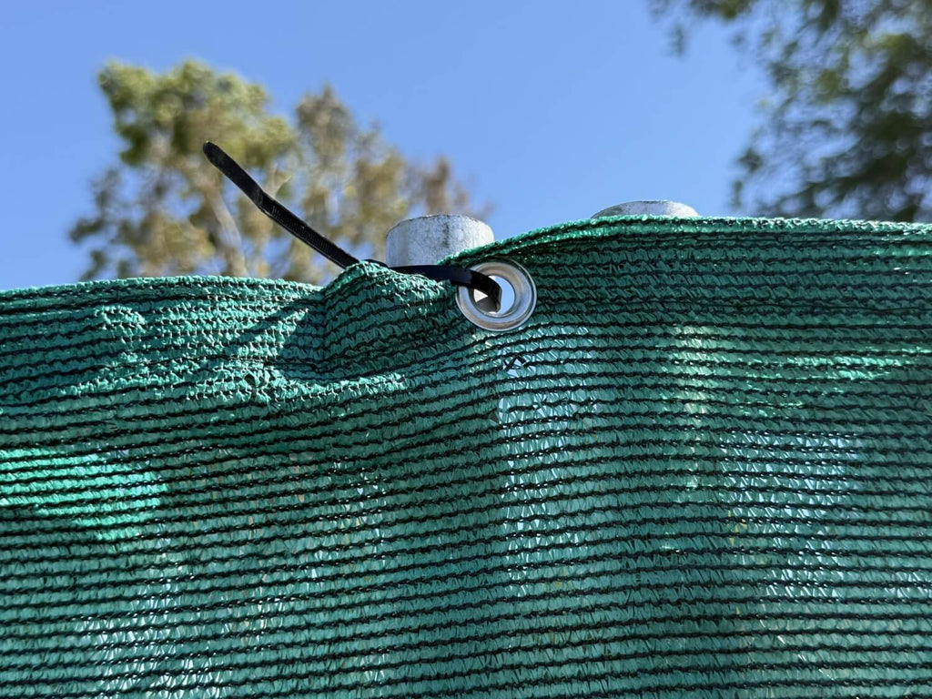 Chain Link Fence Privacy Screen - 6ft x 50ft UV Resistant HDPE (Green)