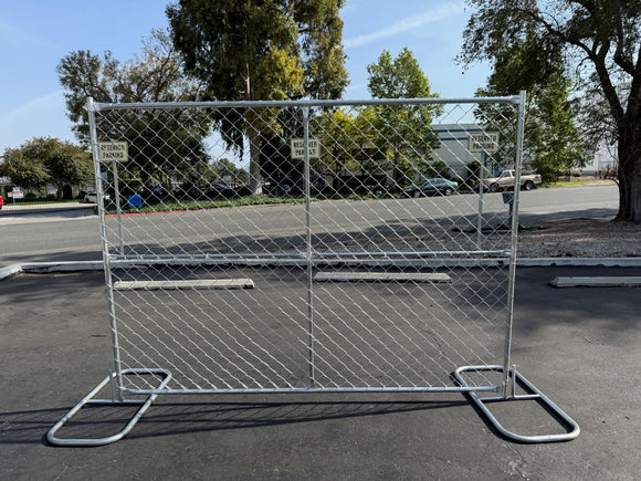 6x8 chain link fence panels