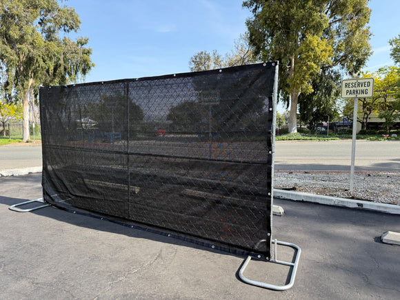 Chain Link Fence Privacy Screen - 6ft x 12ft UV Resistant HDPE