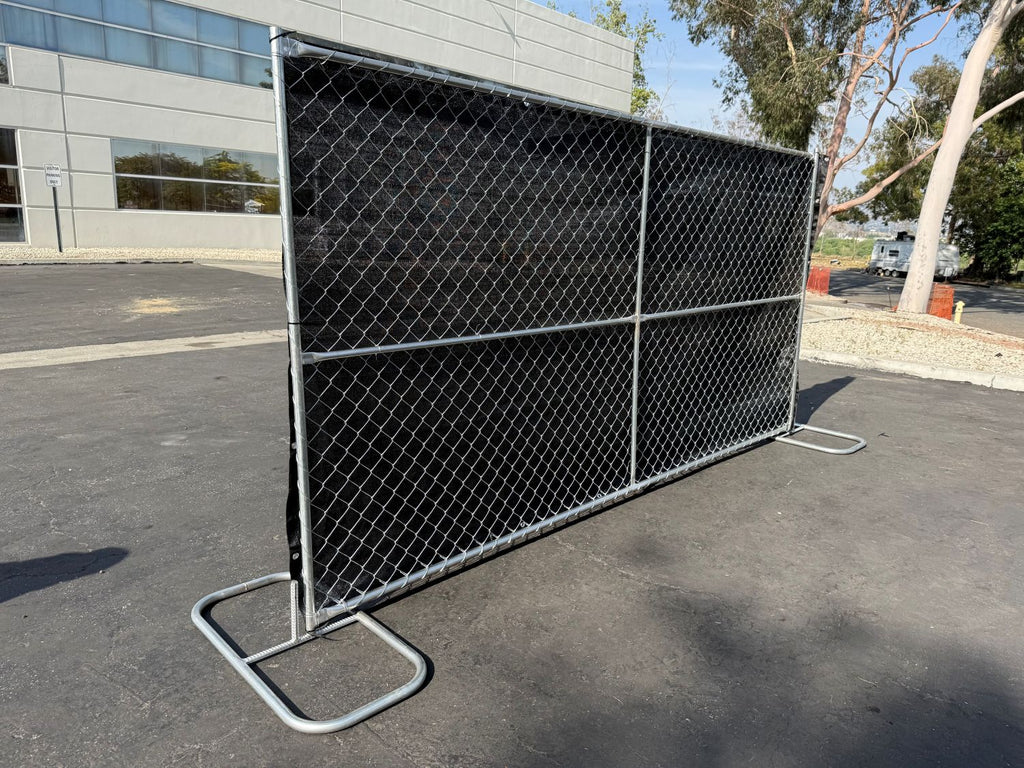 6 ft x 12 ft chain link fence cover