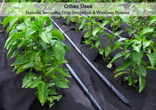 2-inch Wide 8-inch Long Landscape Garden Staples (2X Wider, 25% Thicker) - 8 Gauge Galvanized Steel