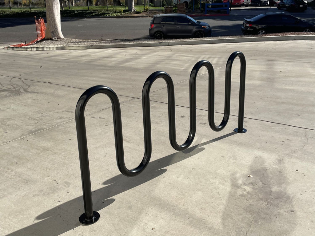 7 loop bike rack