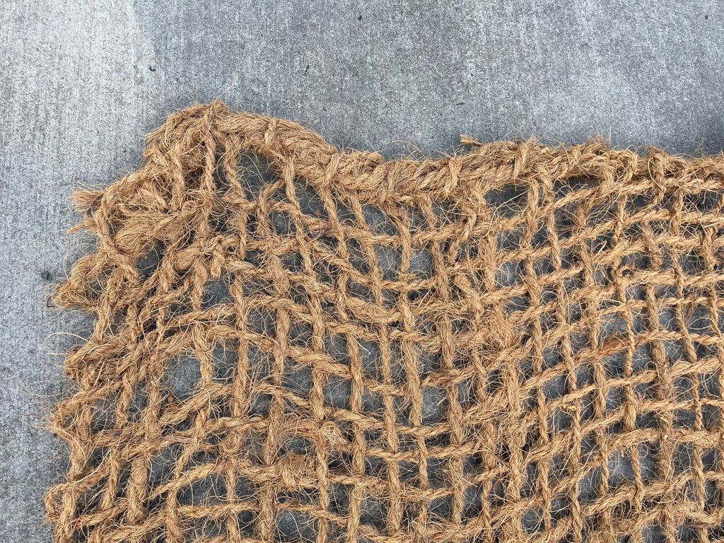coir matting made from 100% biodegradable coconut fiber