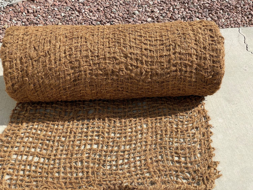 700 Gram Coir Matting (4 ft x 164 ft) - Erosion Control Netting (Biodegradable)