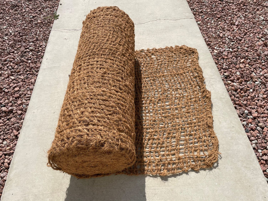 700 Gram Coir Matting (4 ft x 164 ft) - Erosion Control Netting (Biodegradable)