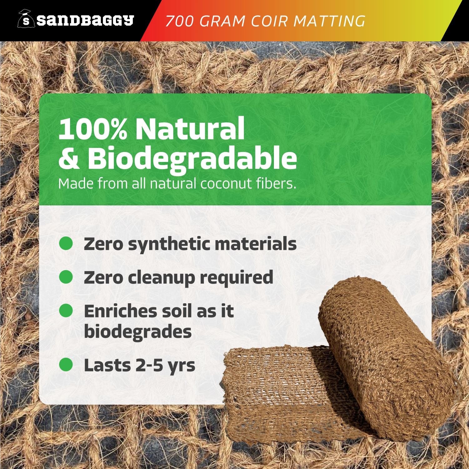Coir Matting Erosion Control Pricing – DYKOT