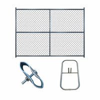 8 ft x 10 ft chain link fence panel kit