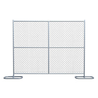 8 ft x 10 ft Chain Link Fence Panel