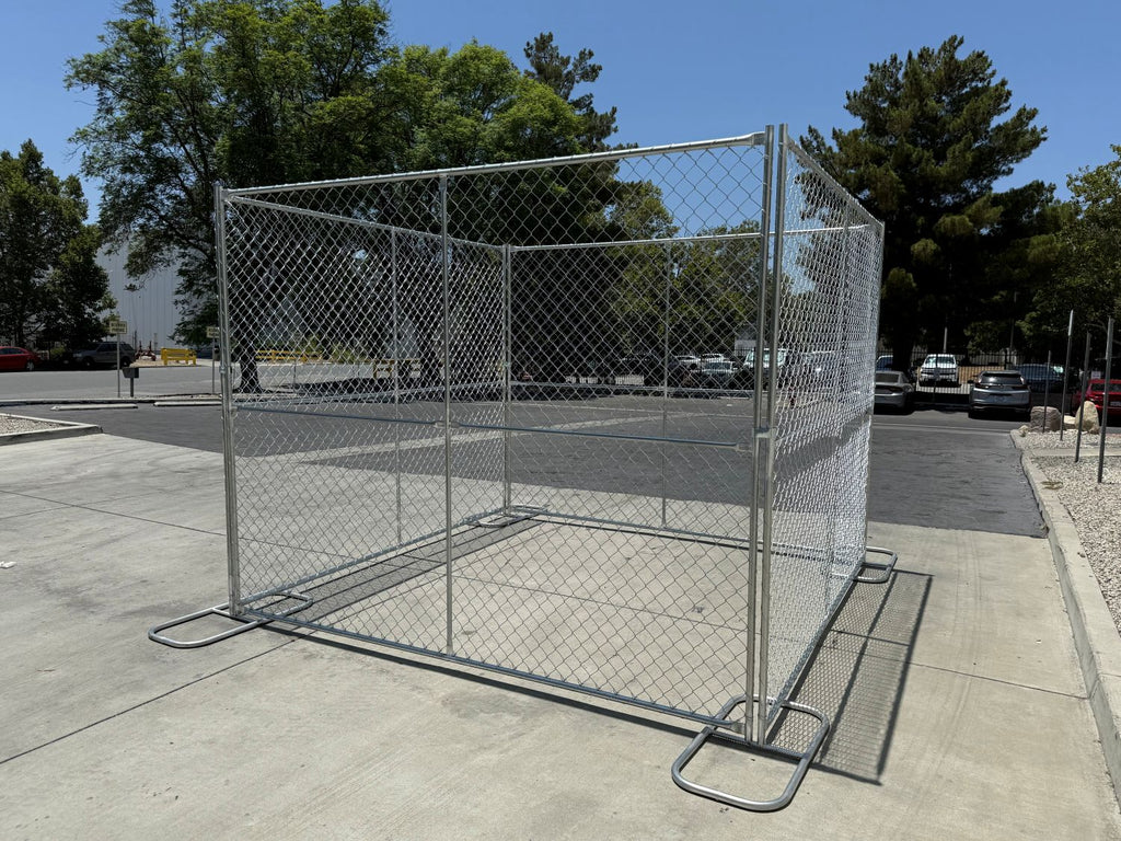 8 ft x 10 ft temporary chain link fence panels