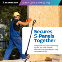 8" concrete loop ties for s panels