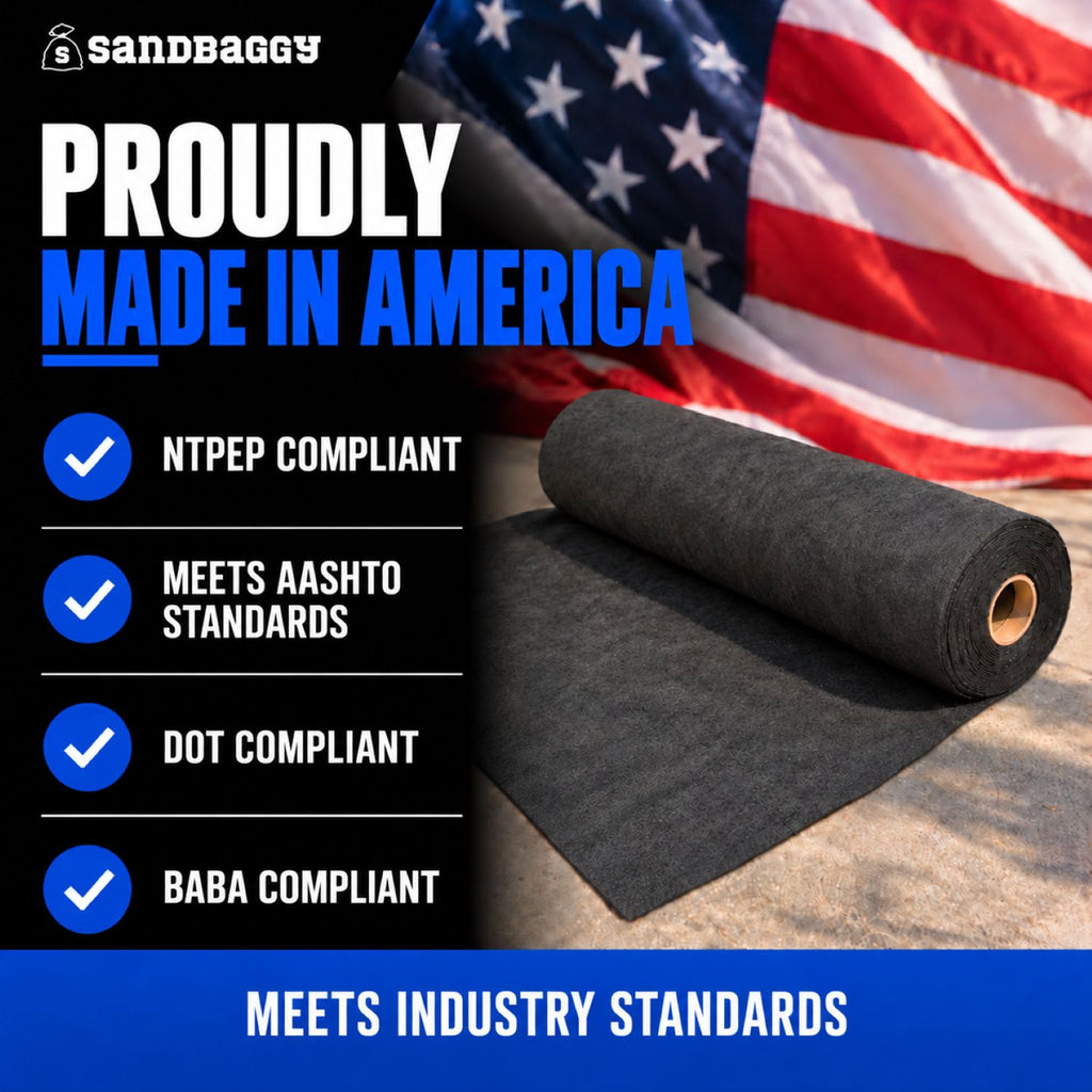 8 oz non woven geotextile filter fabric - made in america