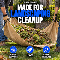 80 x 80 inch burlap square sheet for landscaping and gardening
