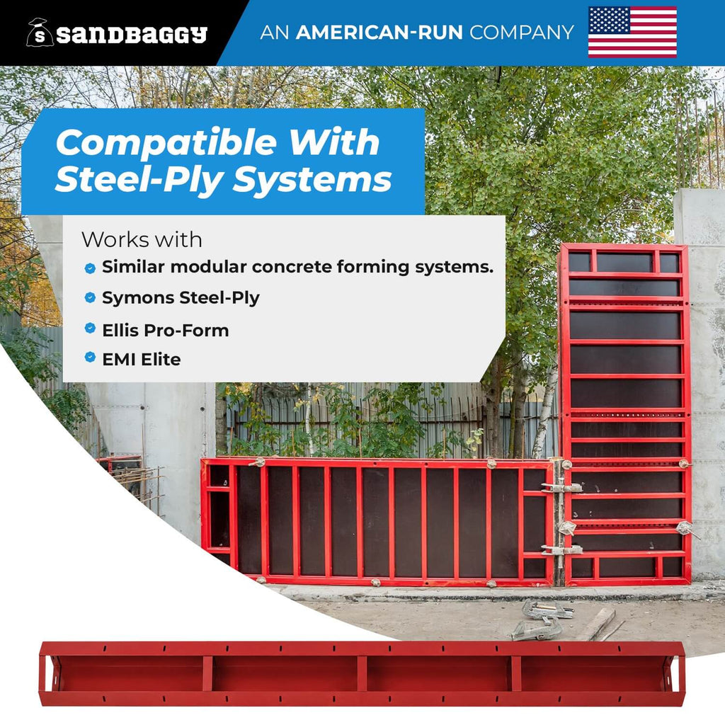 8 ft inside corners for concrete forming