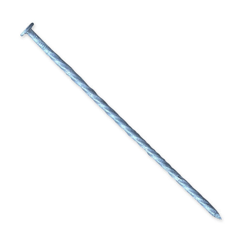 8 in. Galvanized Spiral Landscape Edging Spikes - 4 Gauge Steel