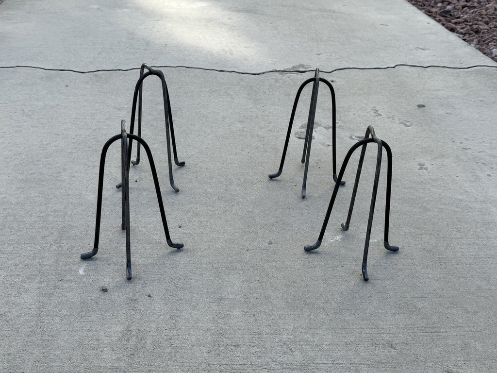 8" Metal Rebar Support Chairs - Plastic Dipped Legs - Rebar #3 to #5