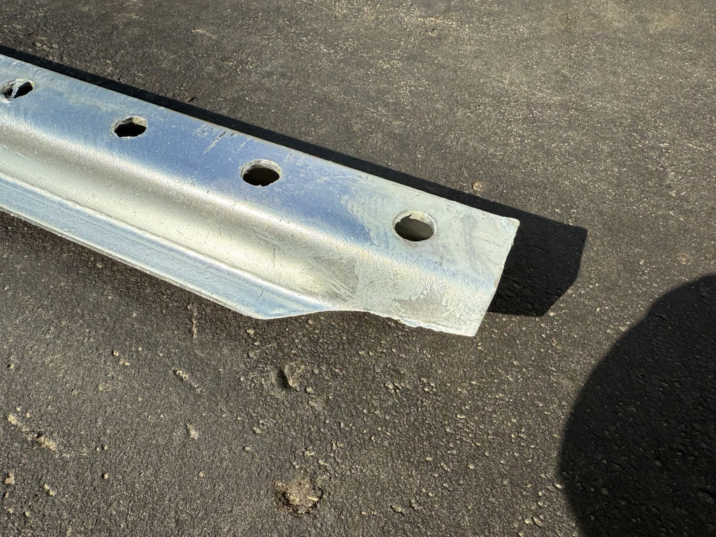 8 ft Steel U Channel Sign Post - Galvanized