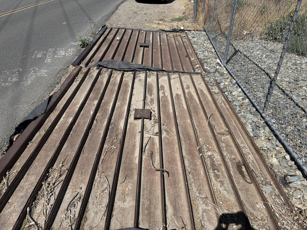 8 ft x 10 ft Steel Plate Trackout Mat | Heavy-Duty Construction Entrance Plate (USA Made)