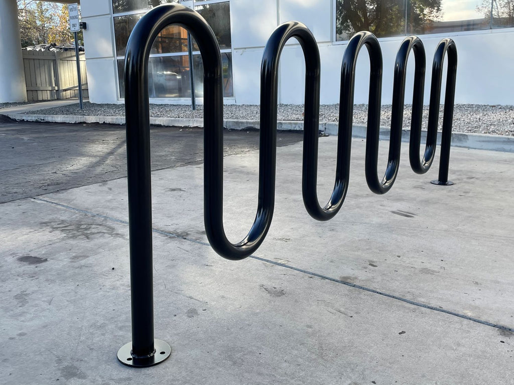 bike rack for sidewalk - 9 loop