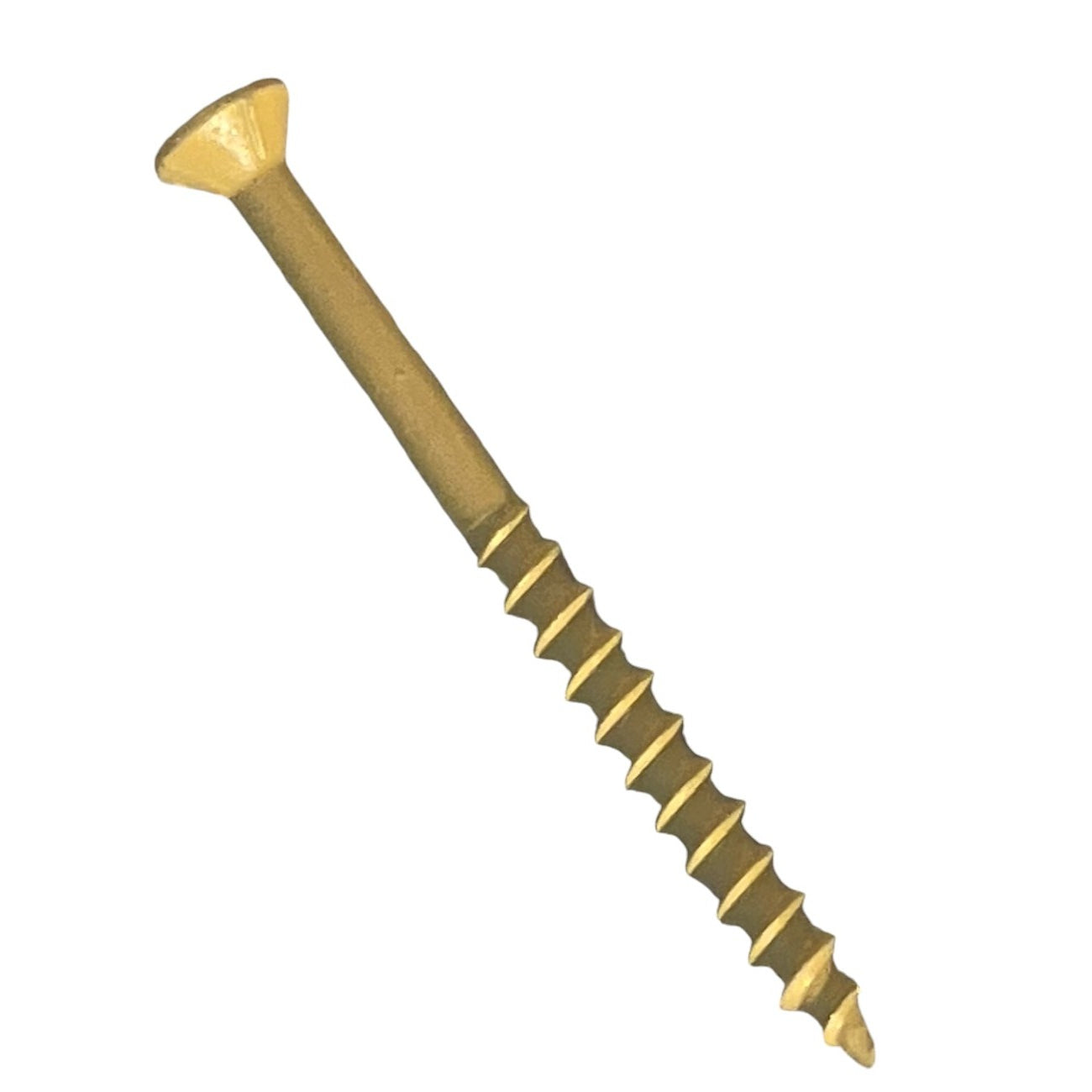 Torx T20 Outdoor Wood Screws – #8 X 2” Yellow Zinc Type 17 (Bulk 3500 Pcs)