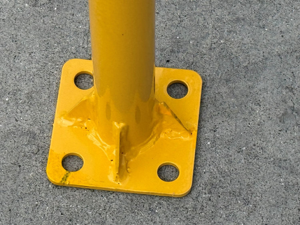 OSHA Industrial Safety Railing (96" L x 42" H) - Yellow Guardrail