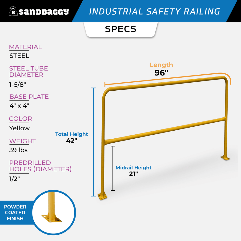 OSHA Industrial Safety Railing (96