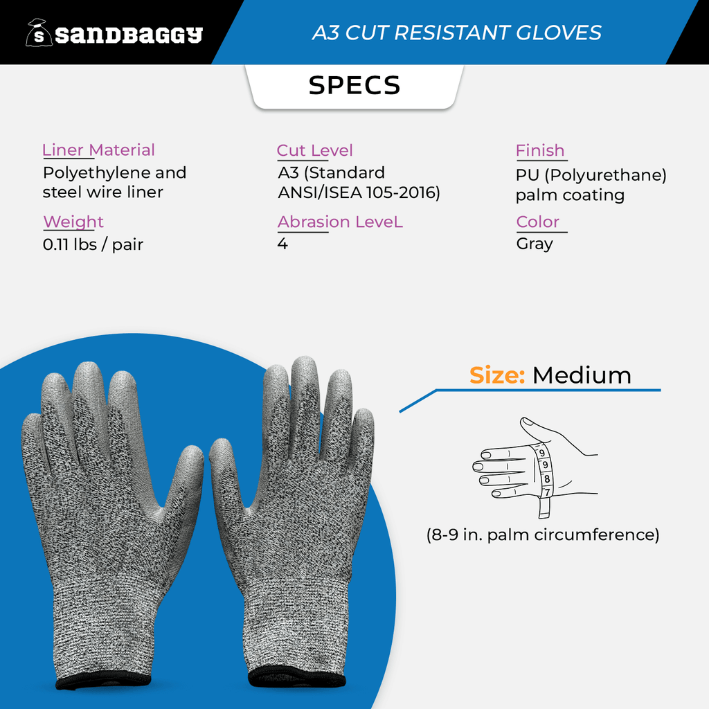 polyurethane coated gloves