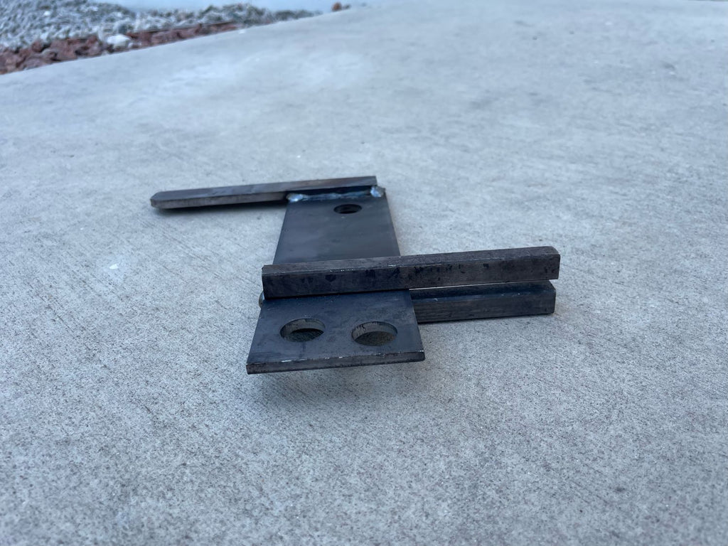 Combination steel waler bracket - dual hole design