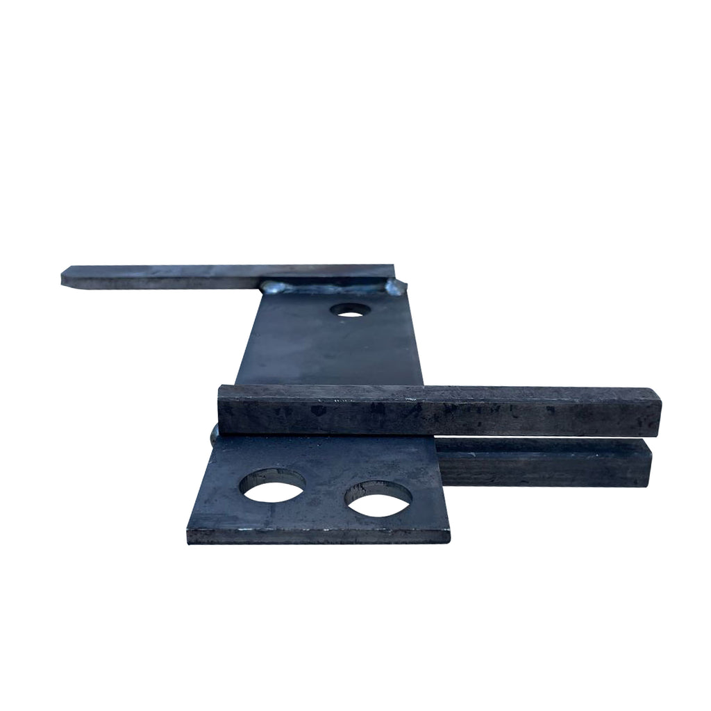 Aluminum Concrete Form Waler Bracket - Dual Hole Design - 2" W x 6" L