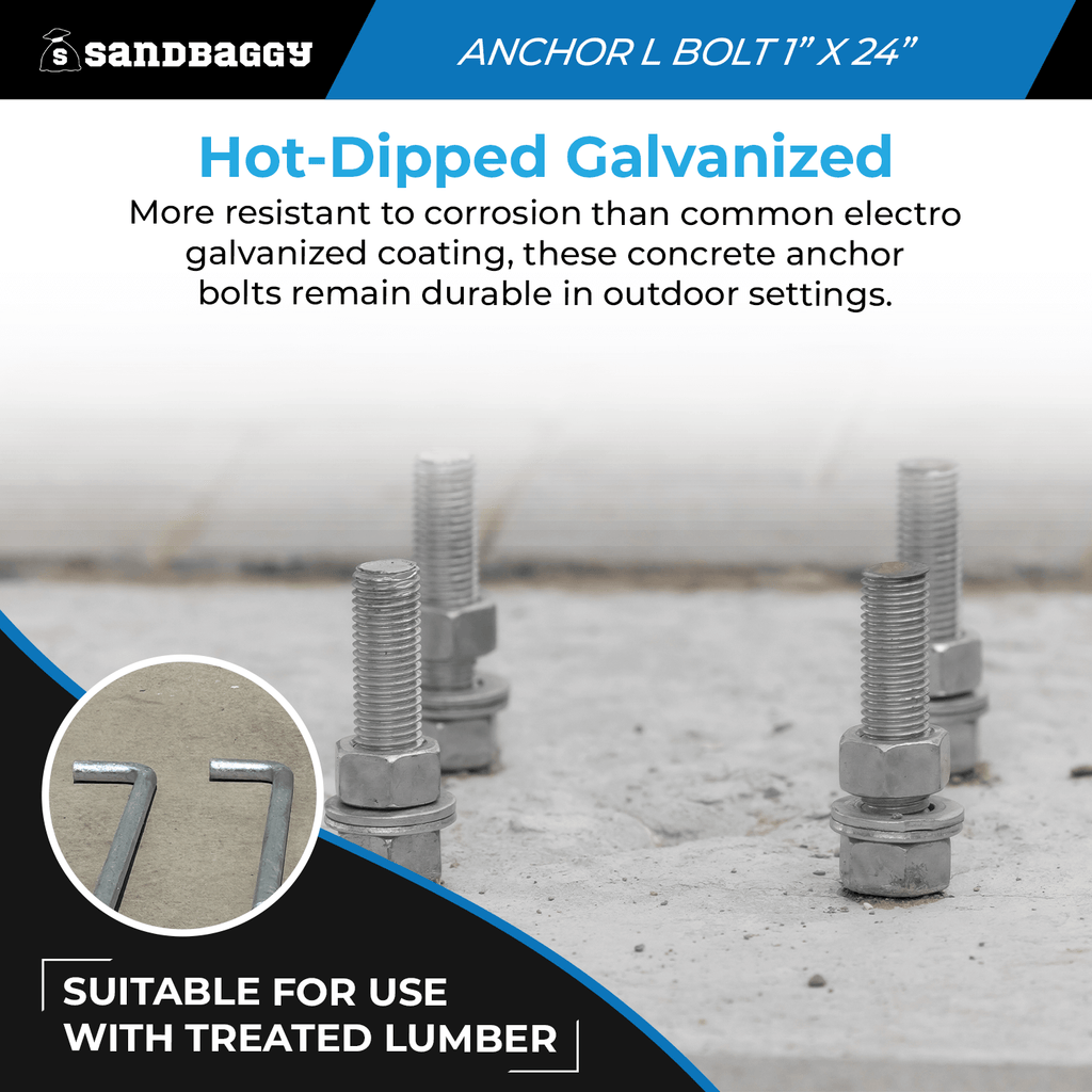 Anchor Bolts 1" x 24"