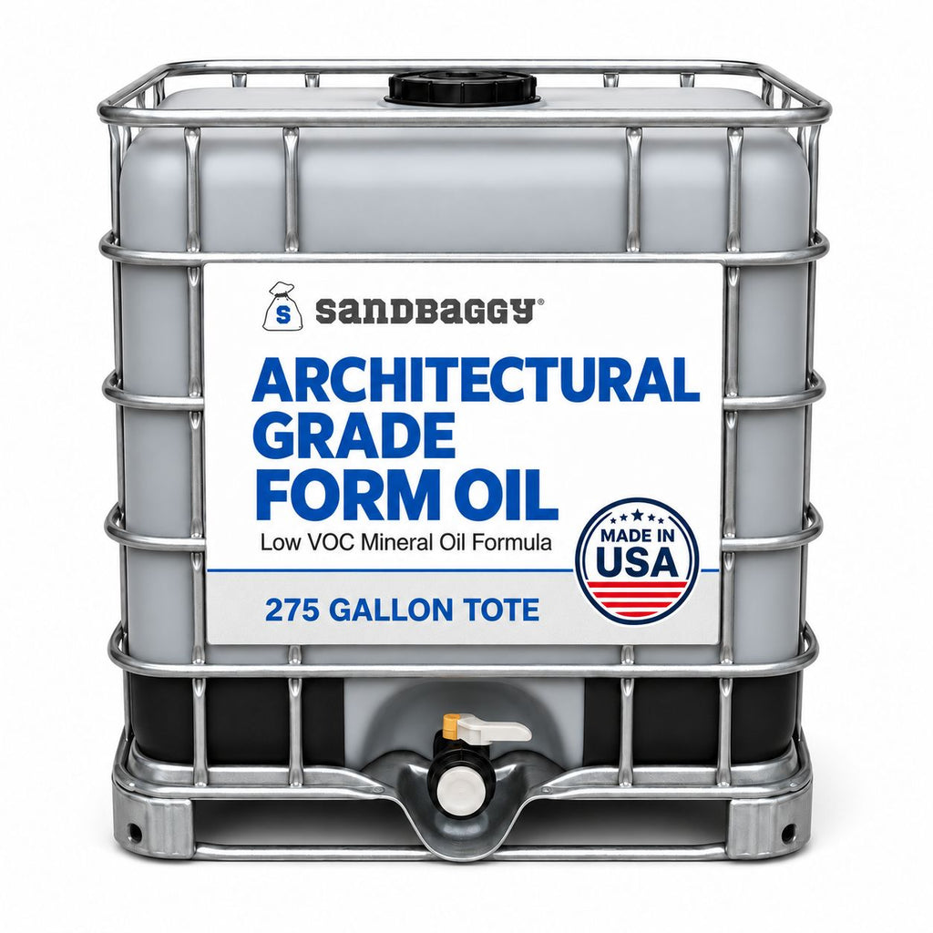 Architectural grade form oil 275 gallon tote