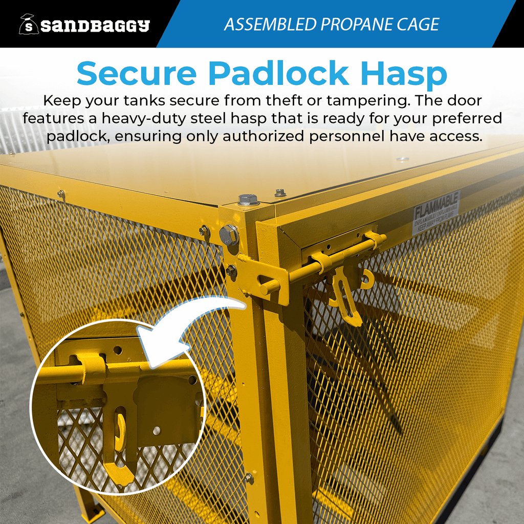 propane cylinder cage x4 