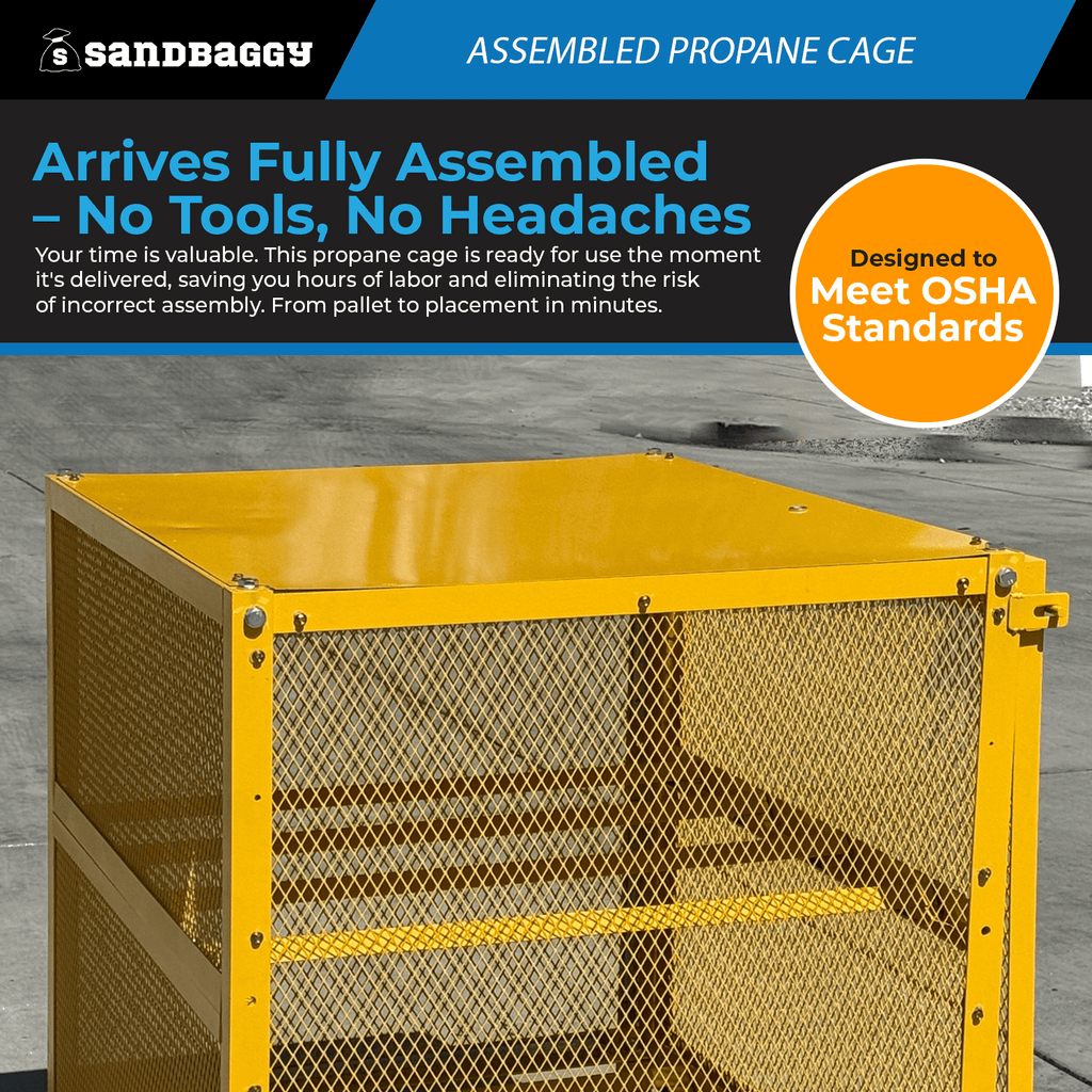 propane tank cage for sale - sandbaggy
