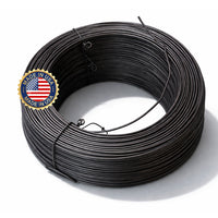 Heavy Duty Rebar Tie Wire Roll, 11 Gauge | Black Annealed, Steel, Approx. 1300 ft  | 50 lbs (USA Made)
