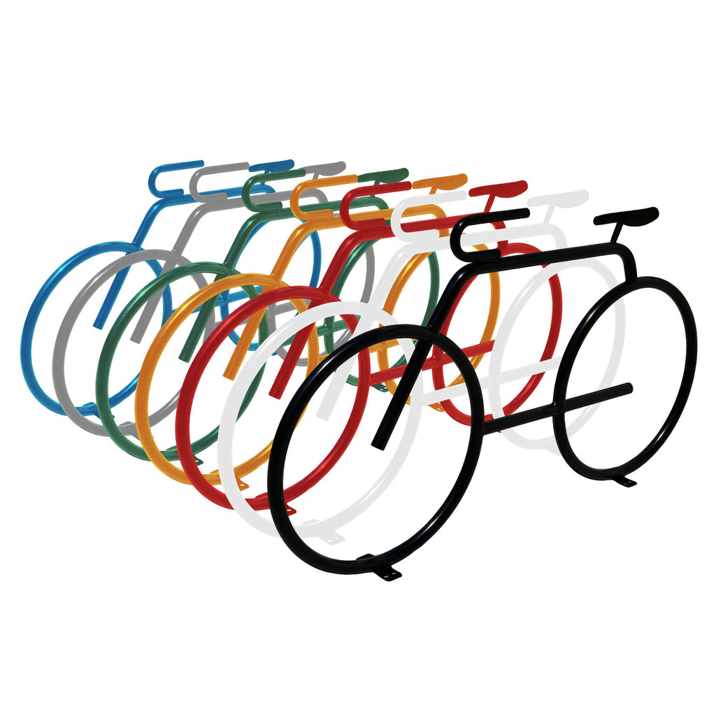 Bicycle Bike Rack – Surface Mounted w/ Anchor Bolts - 2-4 Bike Capacity